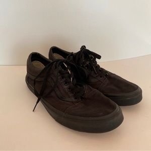 Vans Old Skool Classic Solid Black Low Top Sneakers Mens 13  previously worn